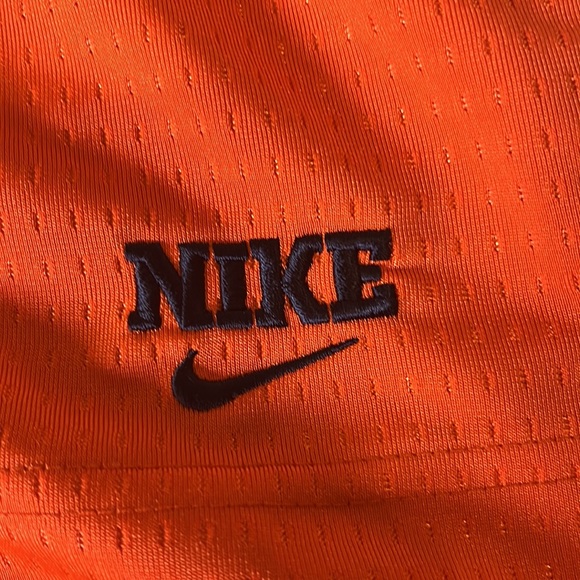 Nike Retro shorts. Size M. Orange with white and black strip down the side - Picture 3 of 4